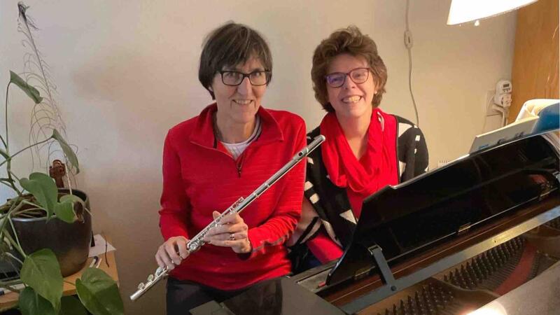 Tijdloze muziek door het Alphens fluit-piano duo