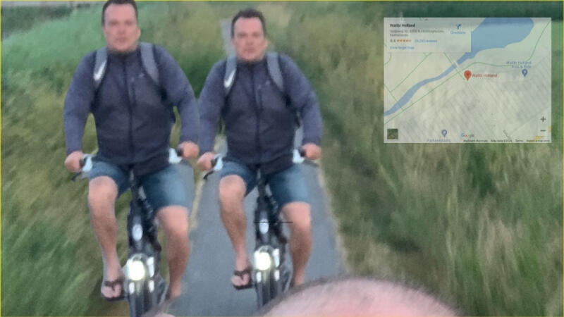 Drie jongens op de fiets