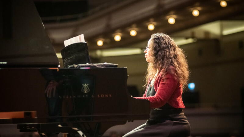 Filmmuziek op piano
