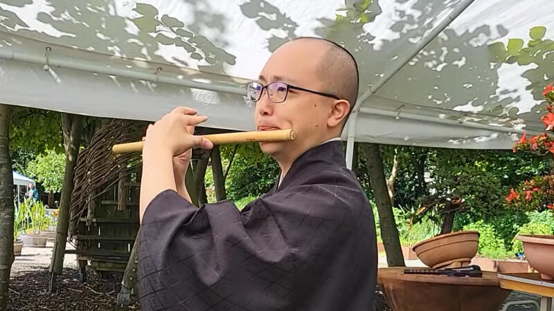 Shinobue, Japanse bamboe dwarsfluit met Shinko Suzuki