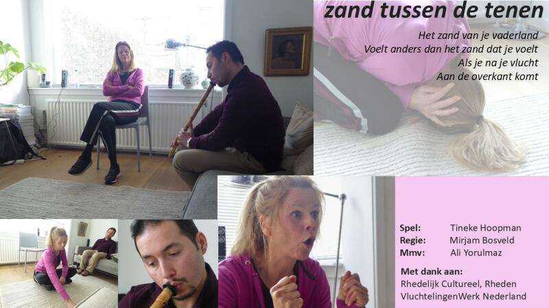 Zand tussen de tenen