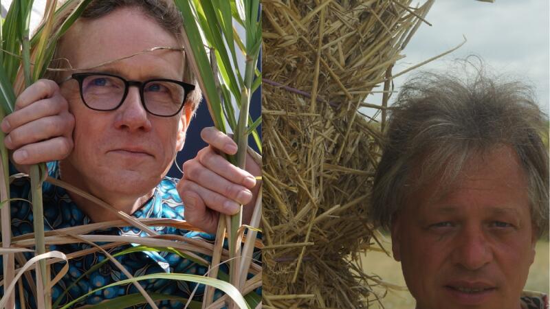 Jorg en Frans maken muziek