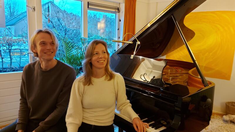 Pianorecital Jannes en Maaike