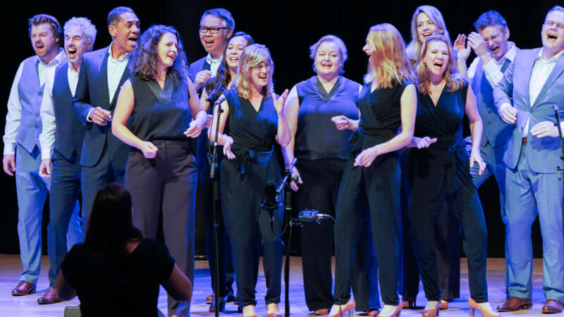 Vocalgroup Be Sharp! en Cabooze